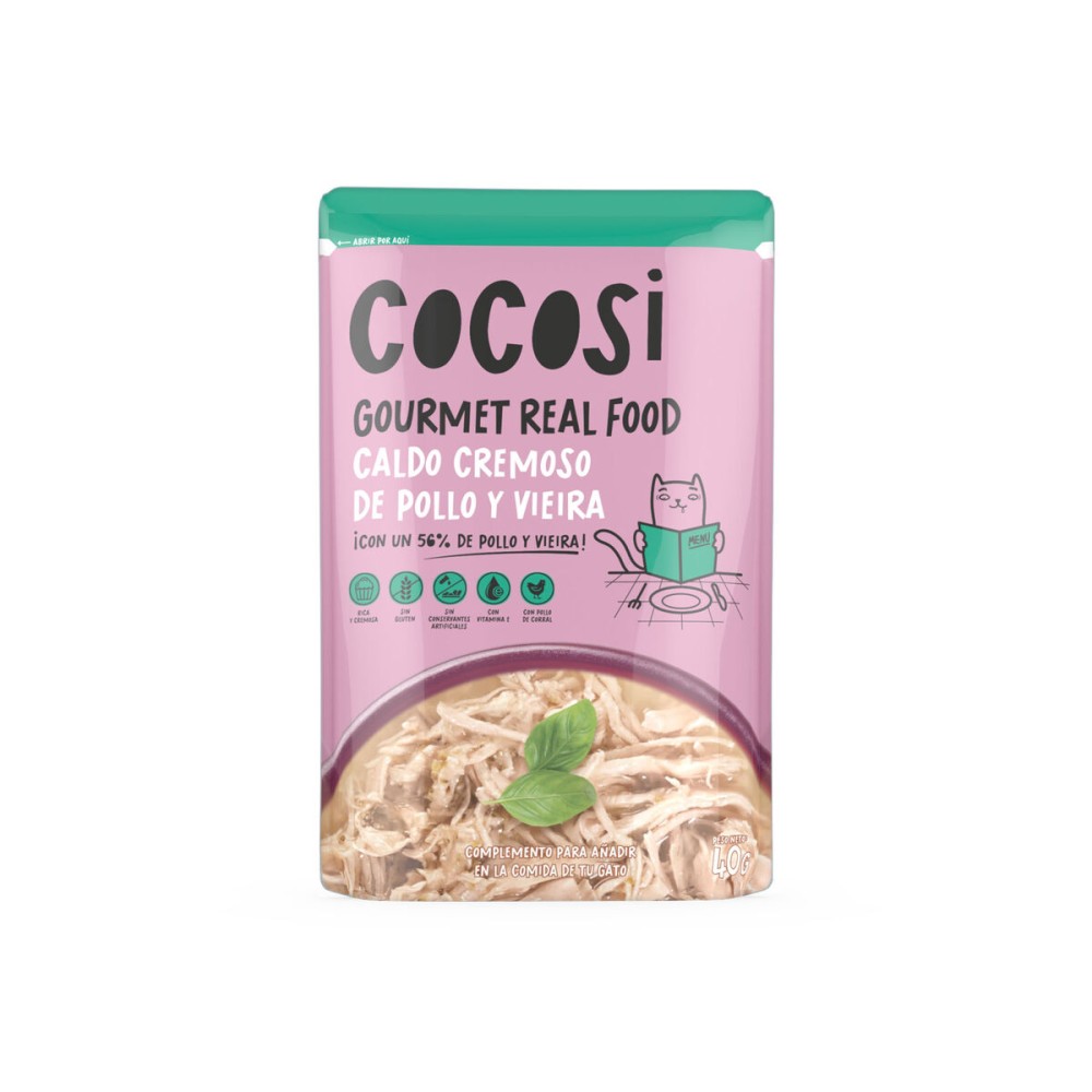 Γατοτροφή Cocosi Gourmet Real Food 40 g 12 Μονάδες