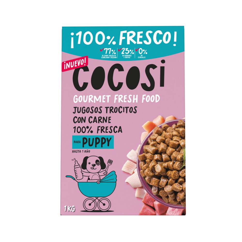 Υγρό φαγητό Cocosi Gourmet Fresh Food  Puppy Γουρούνι 1 kg 8 Μονάδες