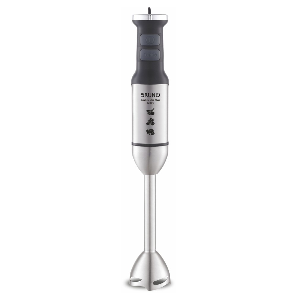 BRUNO ραβδομπλέντερ BRN-0249, 1700W, ρυθμιζόμενη ταχύτητα, 4 λεπίδες, inox-μαύρο
