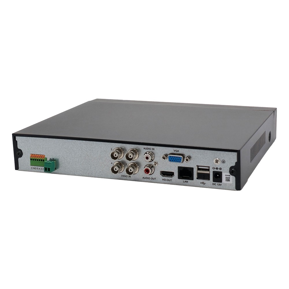LONGSE XVR υβριδικό καταγραφικό XVR3004C1P, 8MP H.265/H.264, 4 καναλιών
