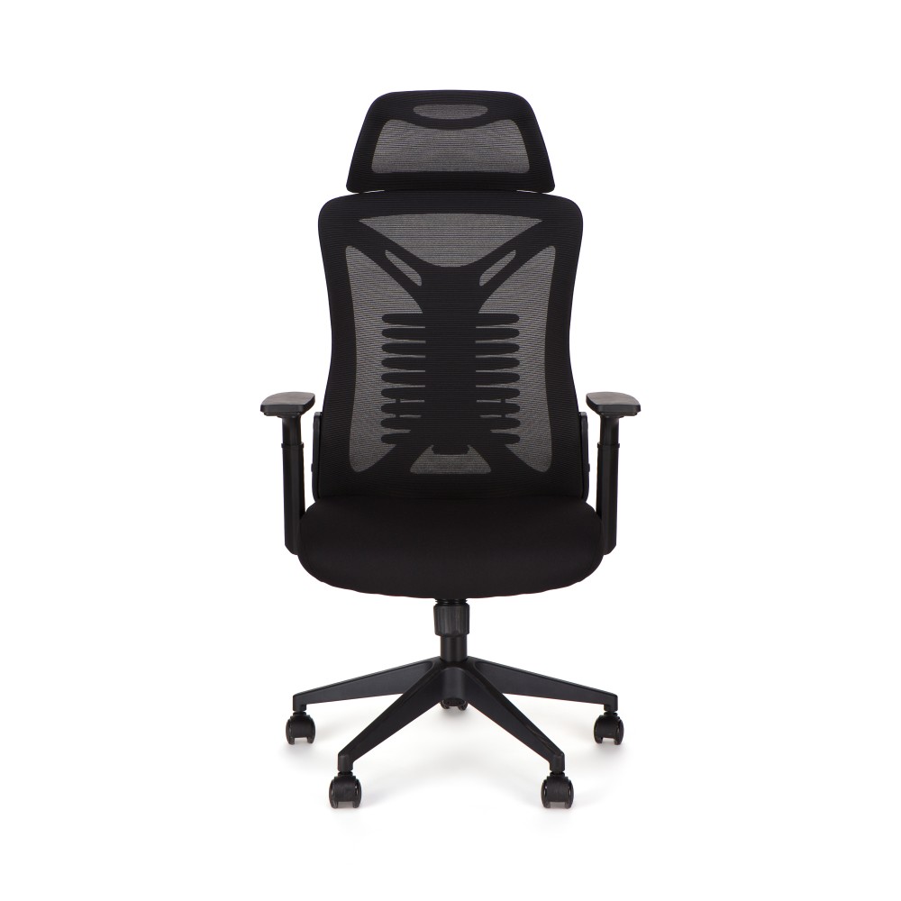 Καρέκλα γραφείου διευθυντή JAMES mesh μαύρο 65x61x117/125