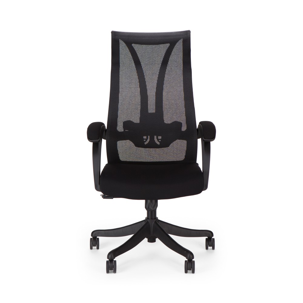 Καρέκλα γραφείου διευθυντή "MONE" ύφασμα mesh μαύρο 53x50x130
