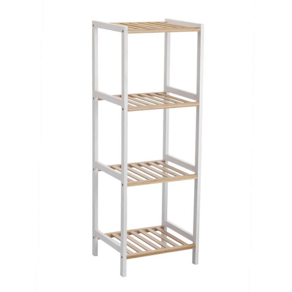 Ραφιέρα kit απο mdf σε χρώμα λευκό/σονόμα 35x35x100