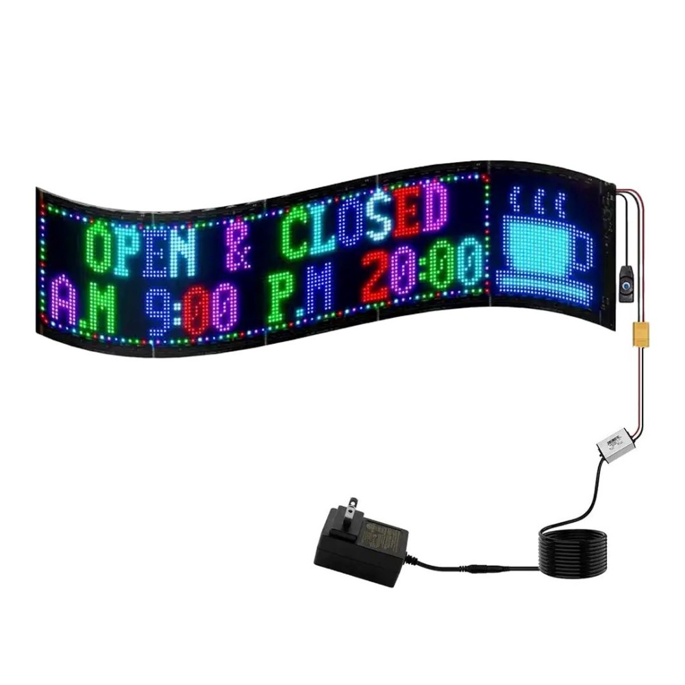 POWERMASTER PM-23829 23.2x102 cm Ευέλικτη Πινακίδα RGB LED