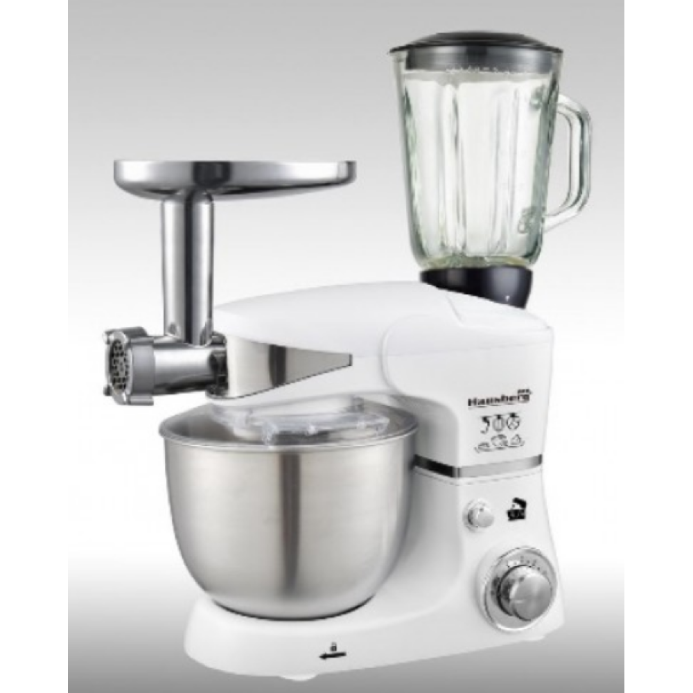 HAUSBERG HB-7605AB 1000W 3-σε-1 Επεξεργαστής Τροφίμων (Μίξερ / Μπλέντερ / Κρεατομηχανή)
