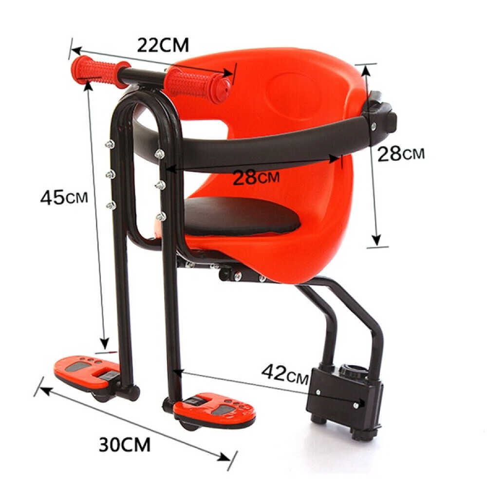 Παιδικό κάθισμα ποδηλάτου μπροστινό - S70-57 - 652947 - Red