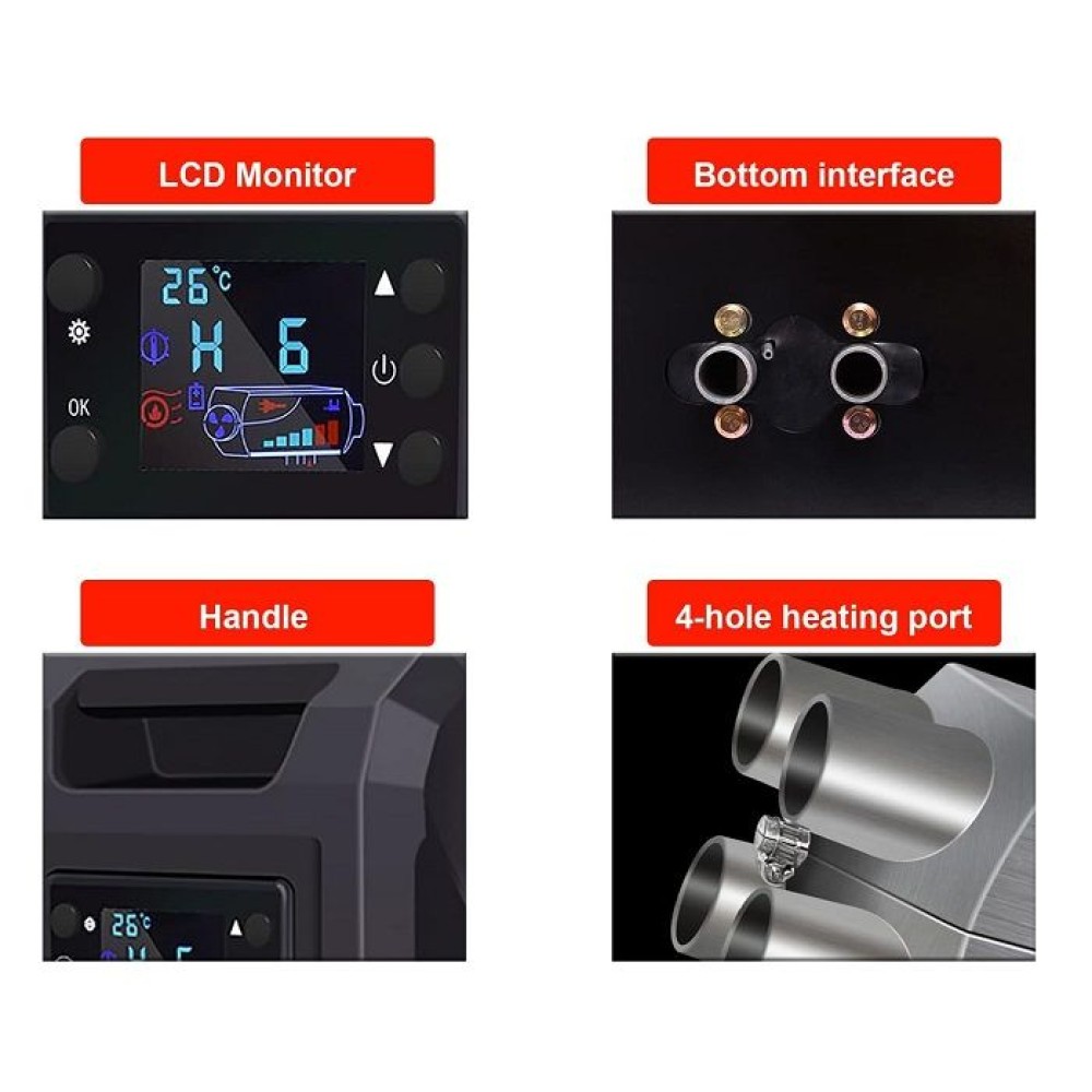 Φορητό αερόθερμο πετρελαίου - 5000W - 12/24V - 150809