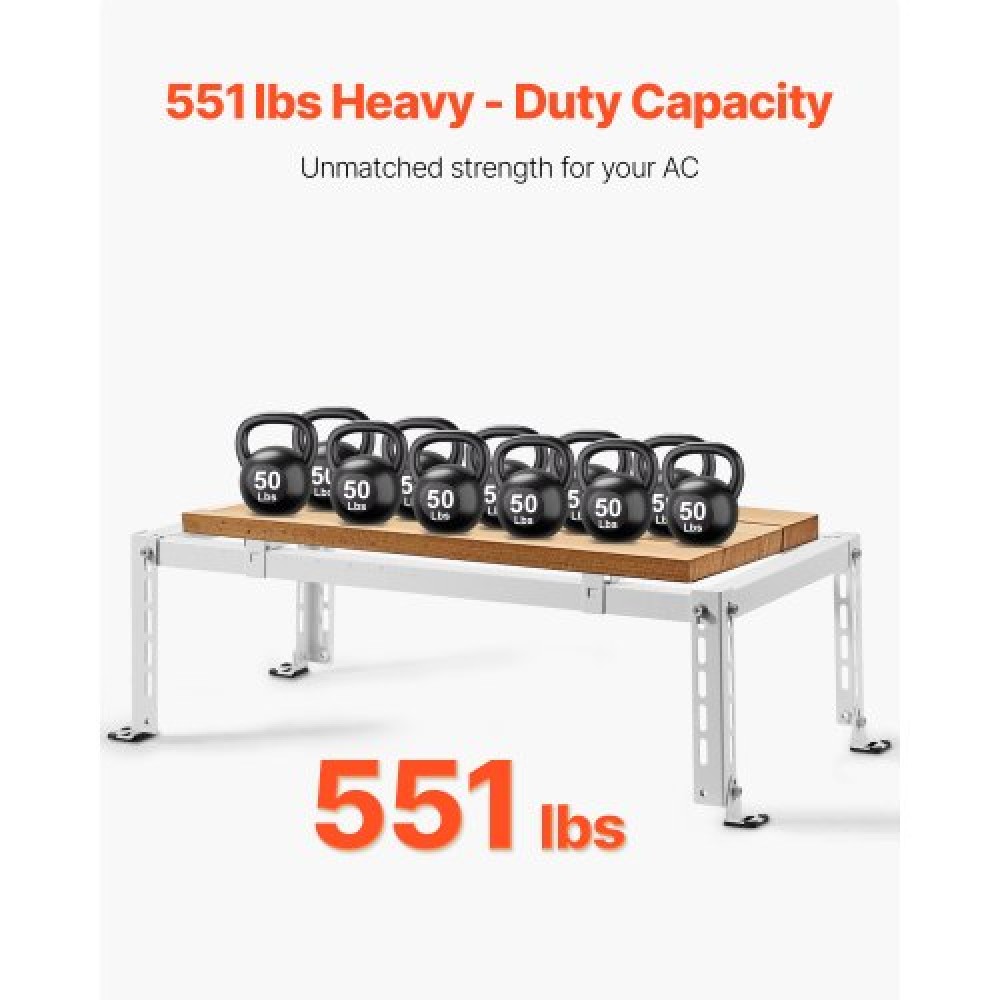 VEVOR Mini Split Ground Stand Adjustable Anti Vibration for 9000-24000 BTU