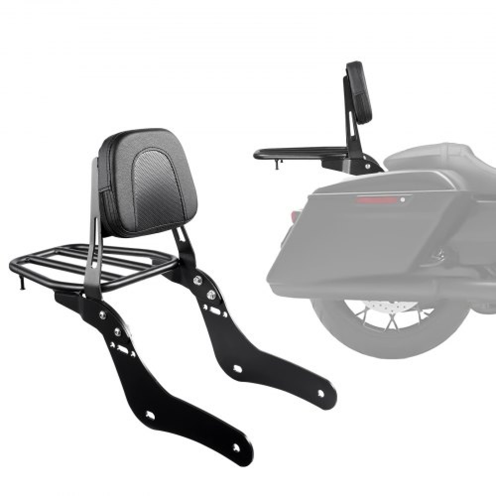 VEVOR Motorcycle Backrest Sissy Bar with Luggage Rack for Honda Rebel 2017-2022