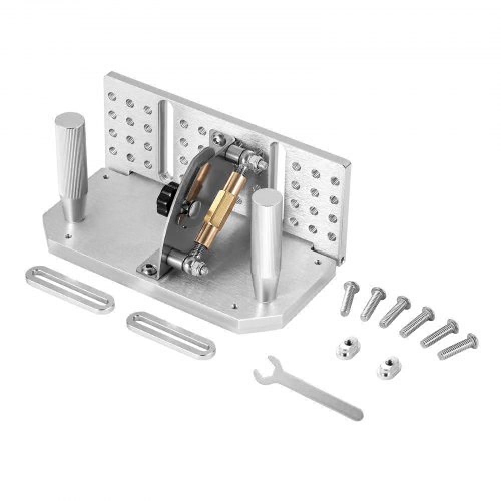 VEVOR Belt Grinder Knife Jig, 85° - 115° Adjustable Belt Sander Knife Sharpening Jig with Dual Handles, Long Sharpener Locator 195mm Συμβατό με μηχανές ακονίσματος πάγκων, μηχανήματα ακονίσματος