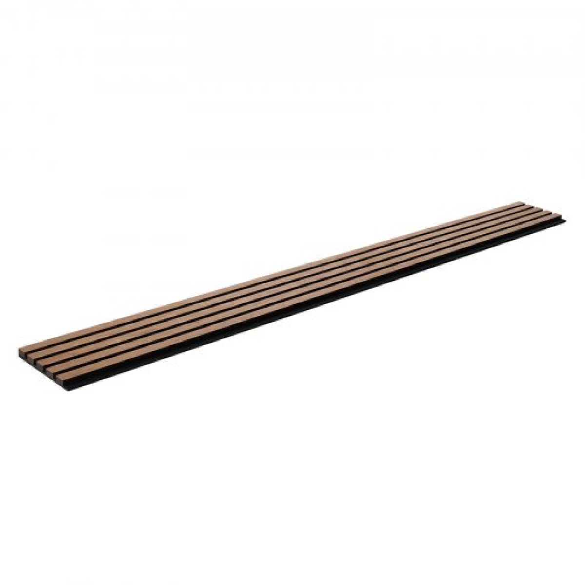 VEVOR Wood Slat Acoustic Panels 7.9 x 94.5 inch for Modern Wall Decor Walnut