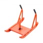 VEVOR Weight Sled, Steel Power Sled, Fitness Strength Training Sleds for Athletic Exercise Speed Improvement, Workout Fitness Equipment with Handle, Compatible with 25/51 mm Weight Plates, Orange