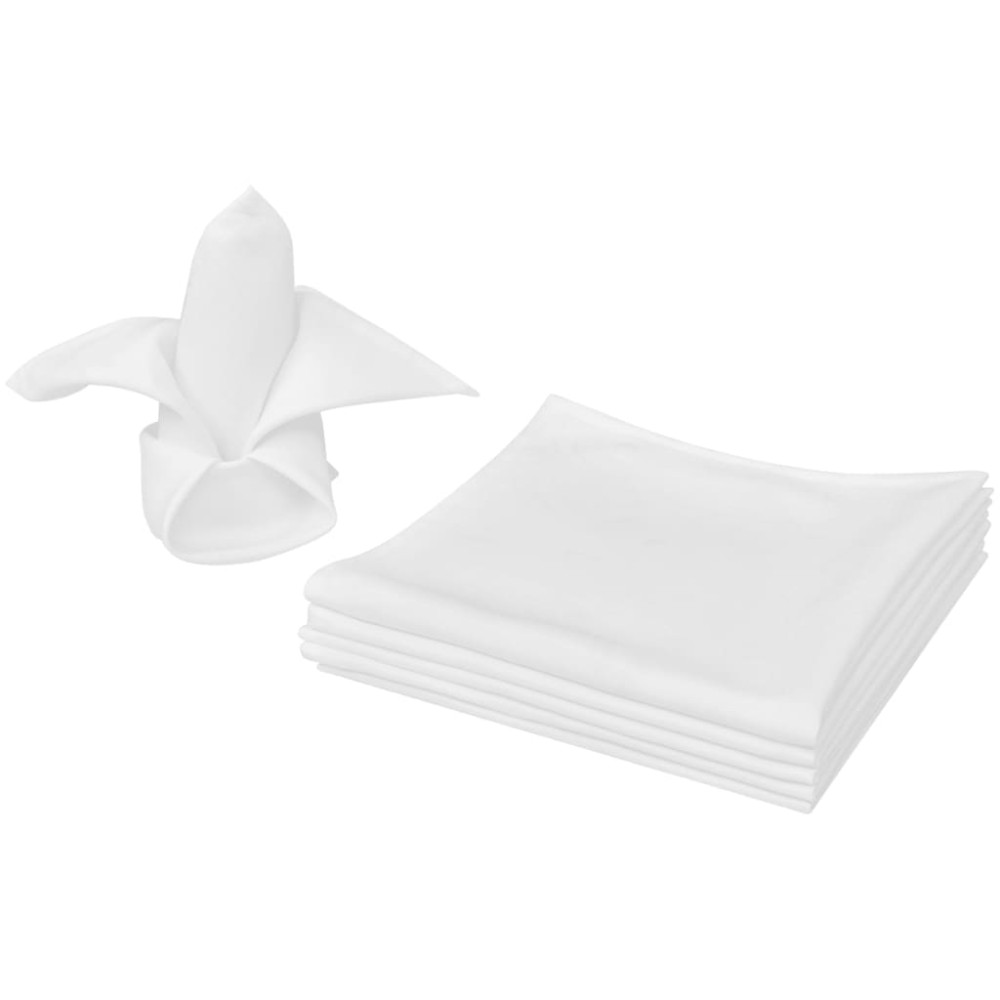 Πετσέτες Φαγητού 50 τεμ. Λευκές 50 x 50 εκ.
