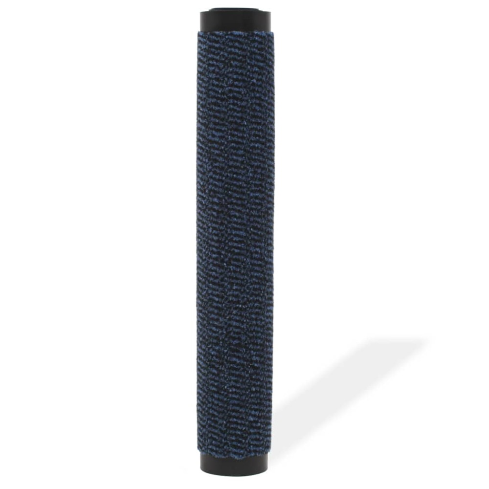 vidaXL Πατάκι Απορροφητικό Σκόνης Ορθογώνιο Μπλε 120x180 εκ. Θυσανωτό
