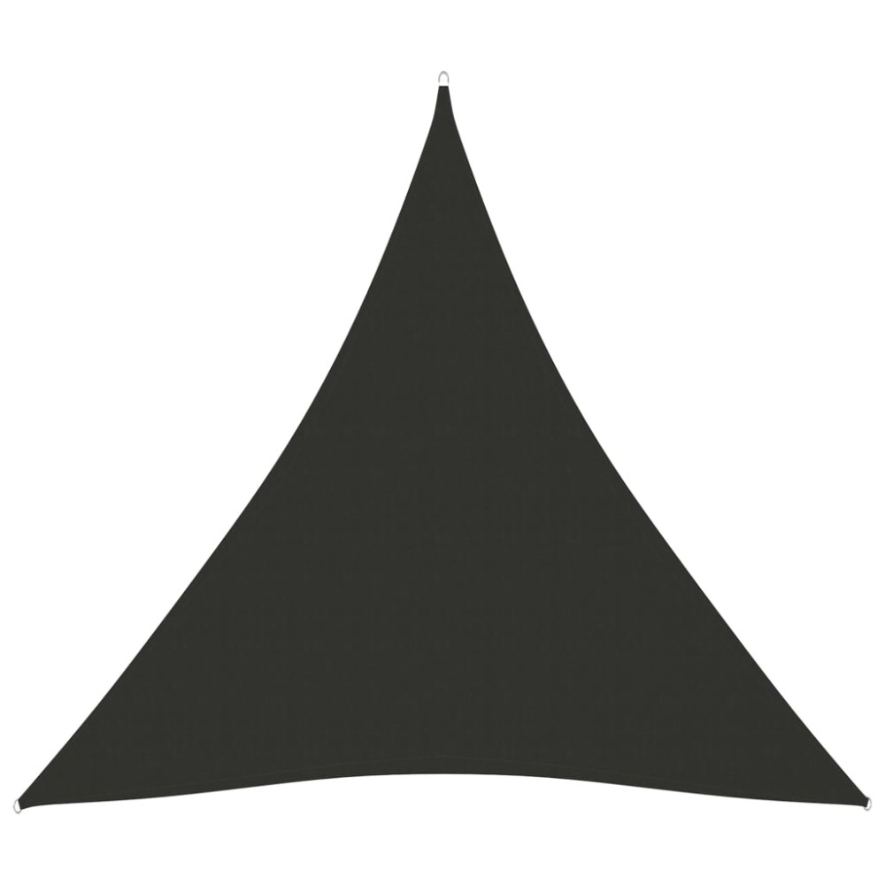 vidaXL Πανί Σκίασης Τρίγωνο Ανθρακί 3 x 3 x 3 μ. από Ύφασμα Oxford