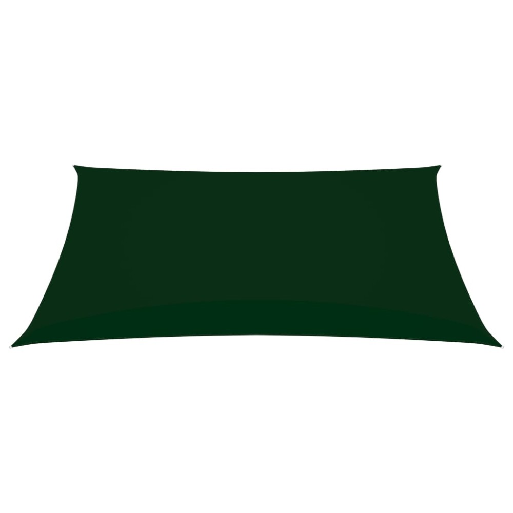 vidaXL Πανί Σκίασης Ορθογώνιο Σκούρο Πράσινο 2,5x4,5 μ. Ύφασμα Oxford