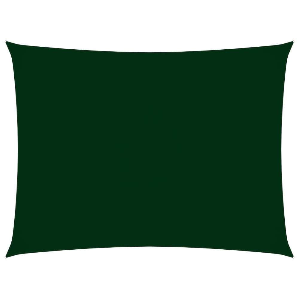vidaXL Πανί Σκίασης Ορθογώνιο Σκούρο Πράσινο 4x6 μ. από Ύφασμα Oxford