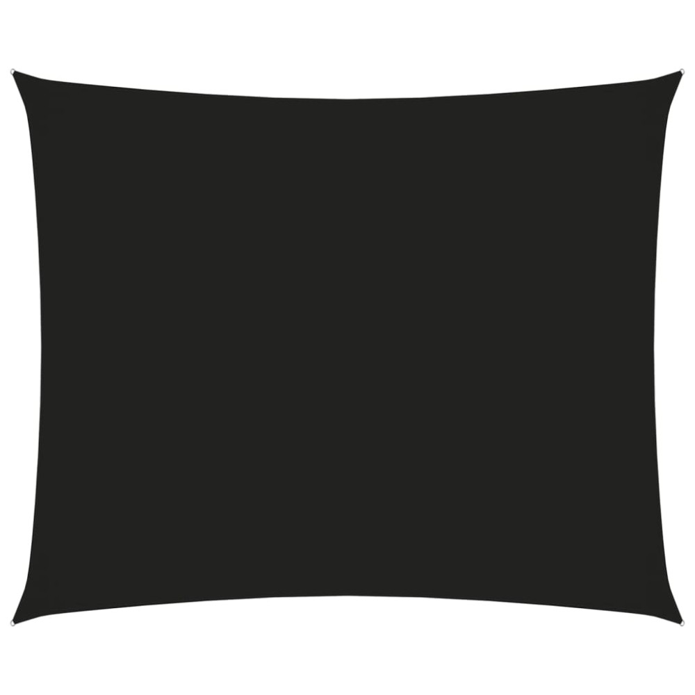 vidaXL Πανί Σκίασης Ορθογώνιο Μαύρο 2 x 3 μ. από Ύφασμα Oxford