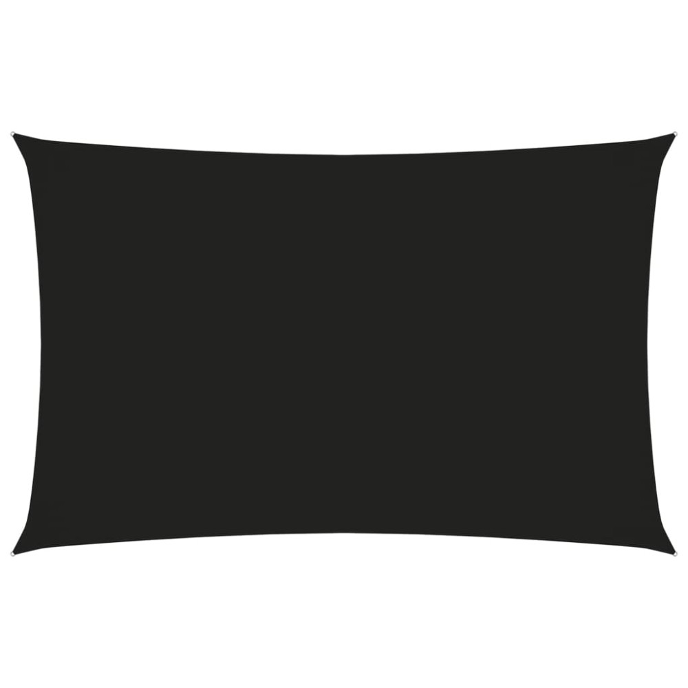 vidaXL Πανί Σκίασης Ορθογώνιο Μαύρο 3 x 6 μ. από Ύφασμα Oxford