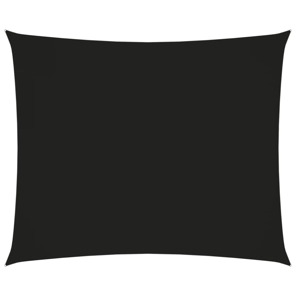 vidaXL Πανί Σκίασης Ορθογώνιο Μαύρο 3,5 x 4,5 μ. από Ύφασμα Oxford
