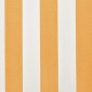 vidaXL Τεντόπανο Έντονο Κίτρινο/Λευκό 6x3 μ Καραβόπανο (Χωρίς Πλαίσιο)