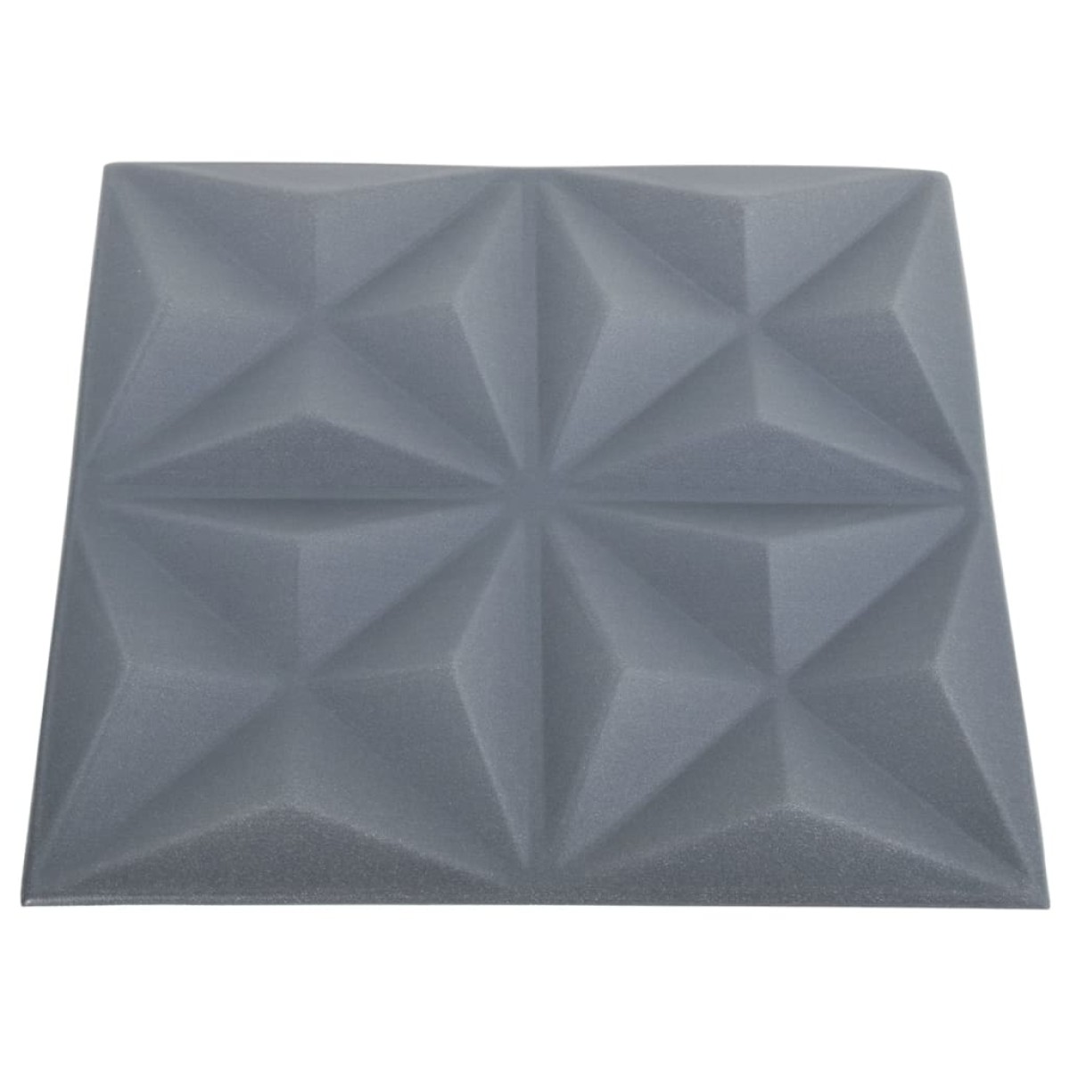 vidaXL Πάνελ Τοίχου 3D 24 τεμ. Γκρι Origami 50 x 50 εκ. 6 μ²