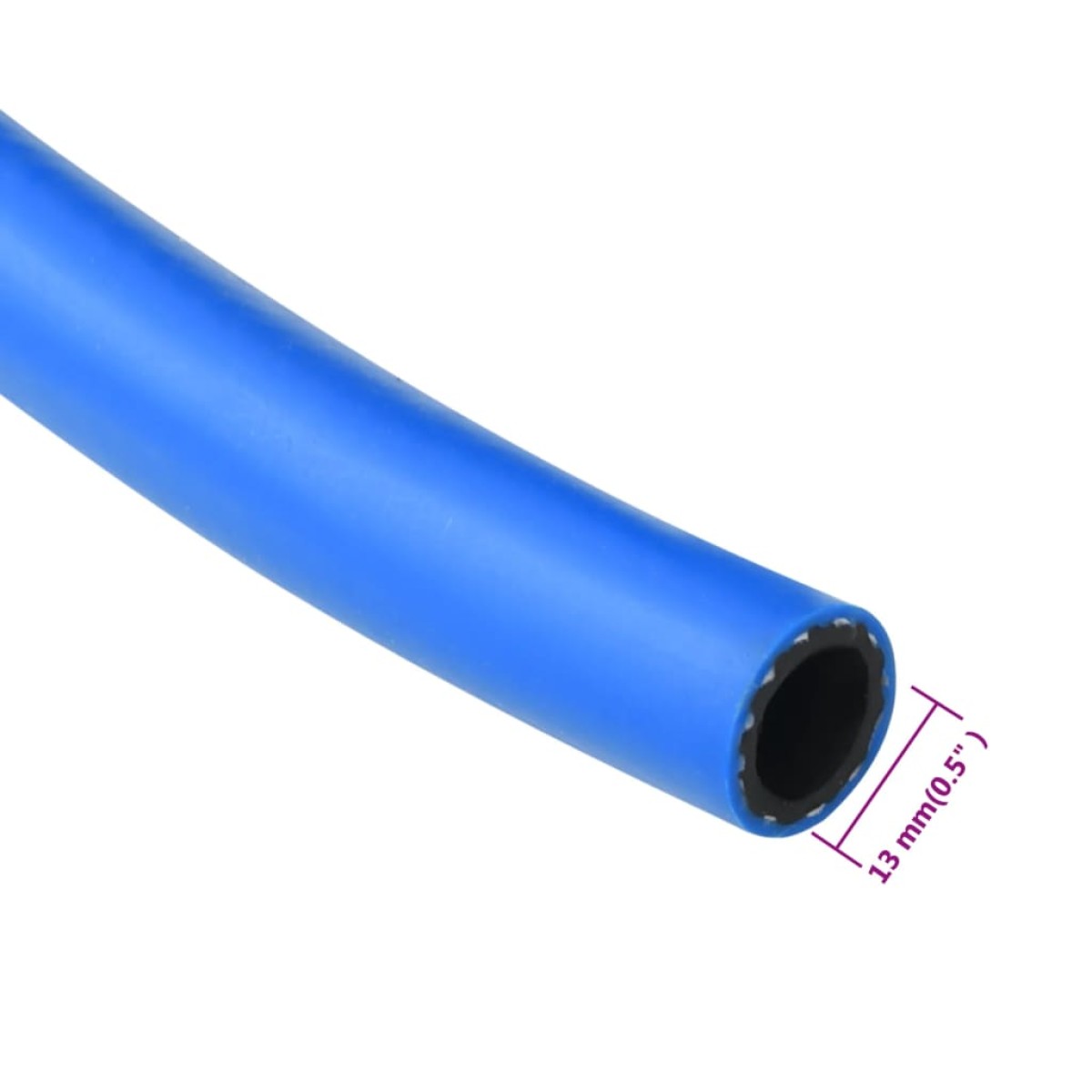 vidaXL Εύκαμπτος Σωλήνας Αέρα Μπλε 20 μ./0,7" από PVC