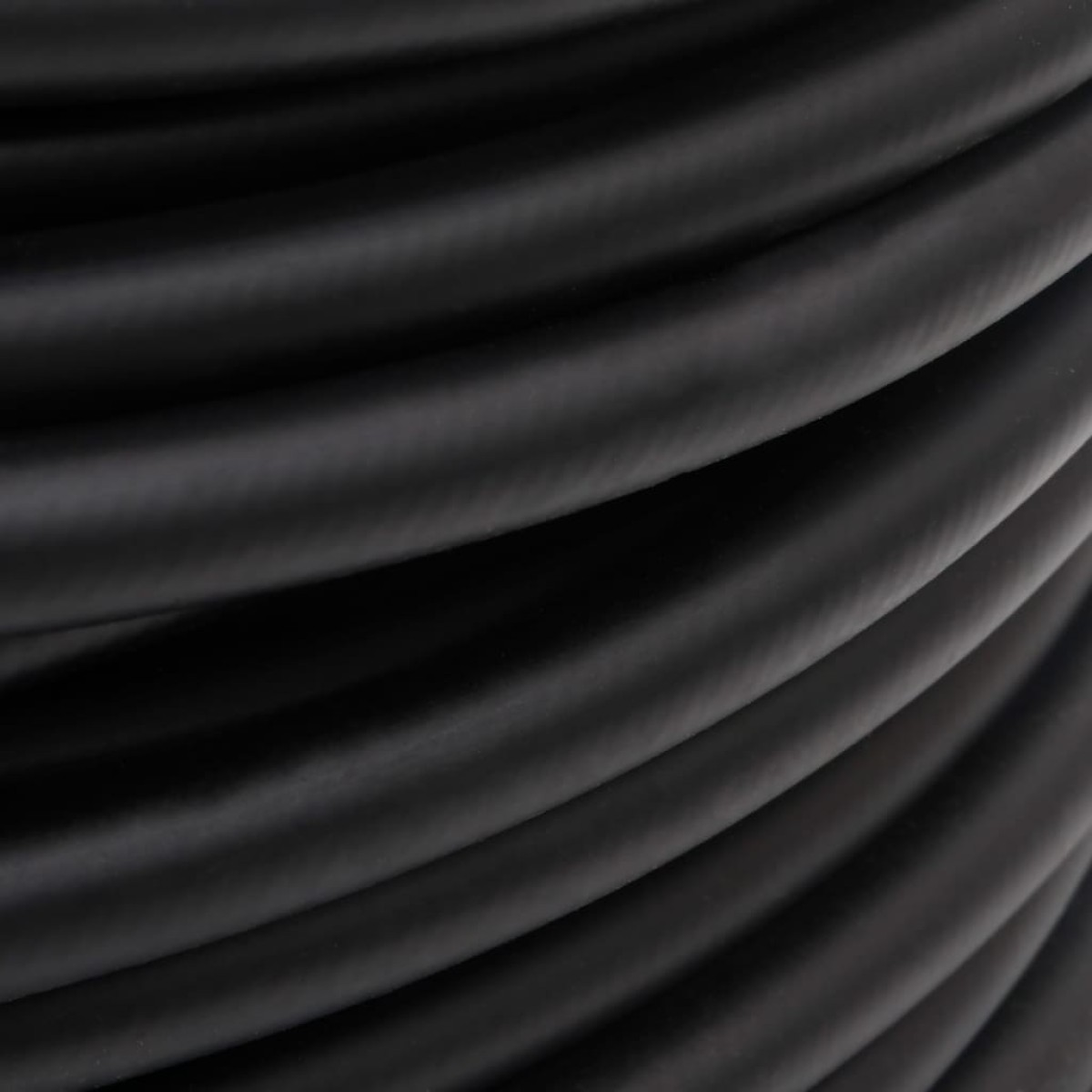 vidaXL Εύκαμπτος Σωλήνας Αέρα Υβριδικός Μαύρος 100μ/0,6" Καουτσούκ/PVC