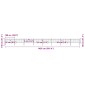 vidaXL Κάγκελα Περίφραξης με Λόγχες Μαύρα 13,6 x 0,8 μ. από Χάλυβα