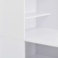 vidaXL Τραπέζι Μπαρ με Ραφιέρα Λευκό 115 x 59 x 200 εκ.