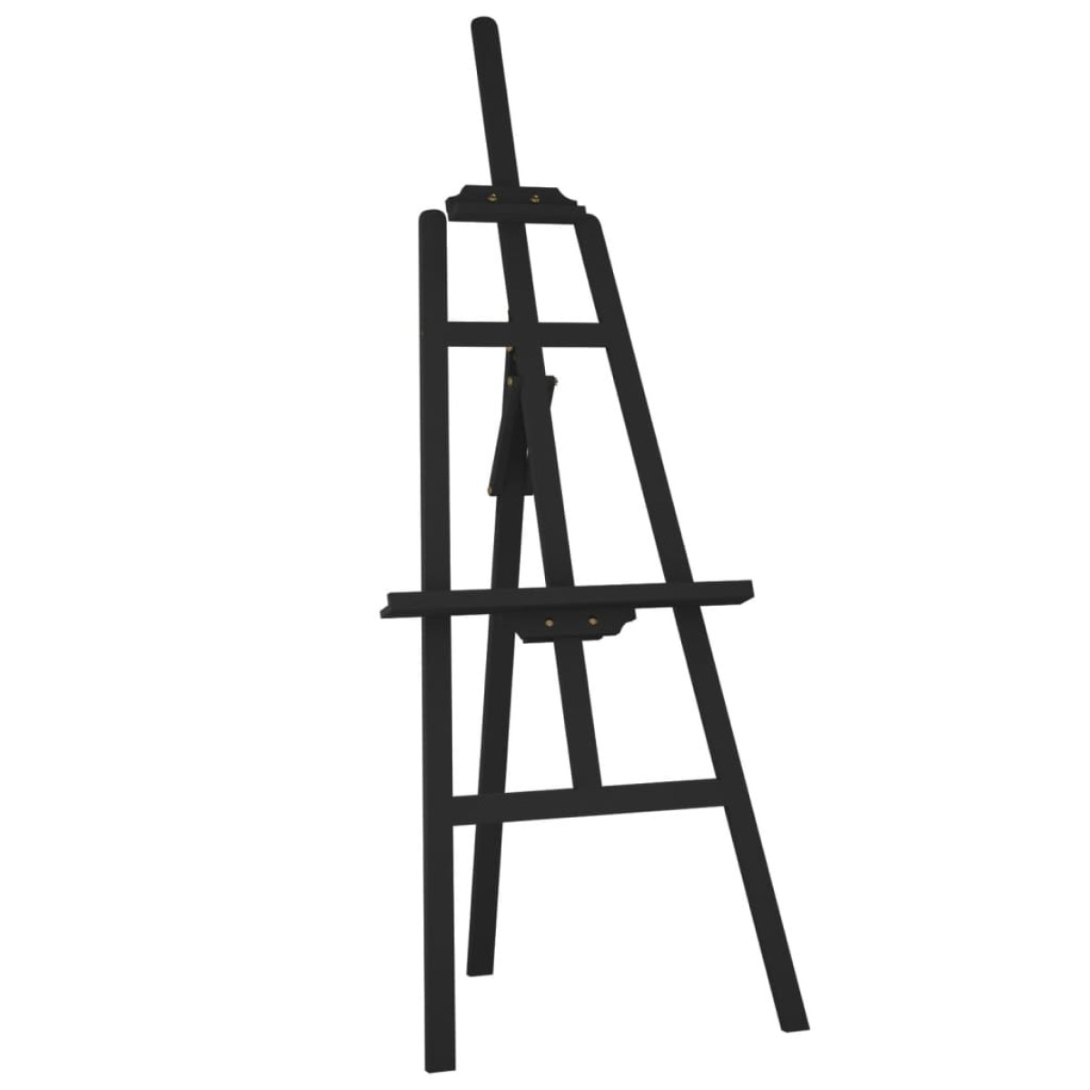 vidaXL Καβαλέτο Επιδαπέδιο Μαύρο 53,5x95x127 εκ. από Μασίφ Ξύλο Πεύκου