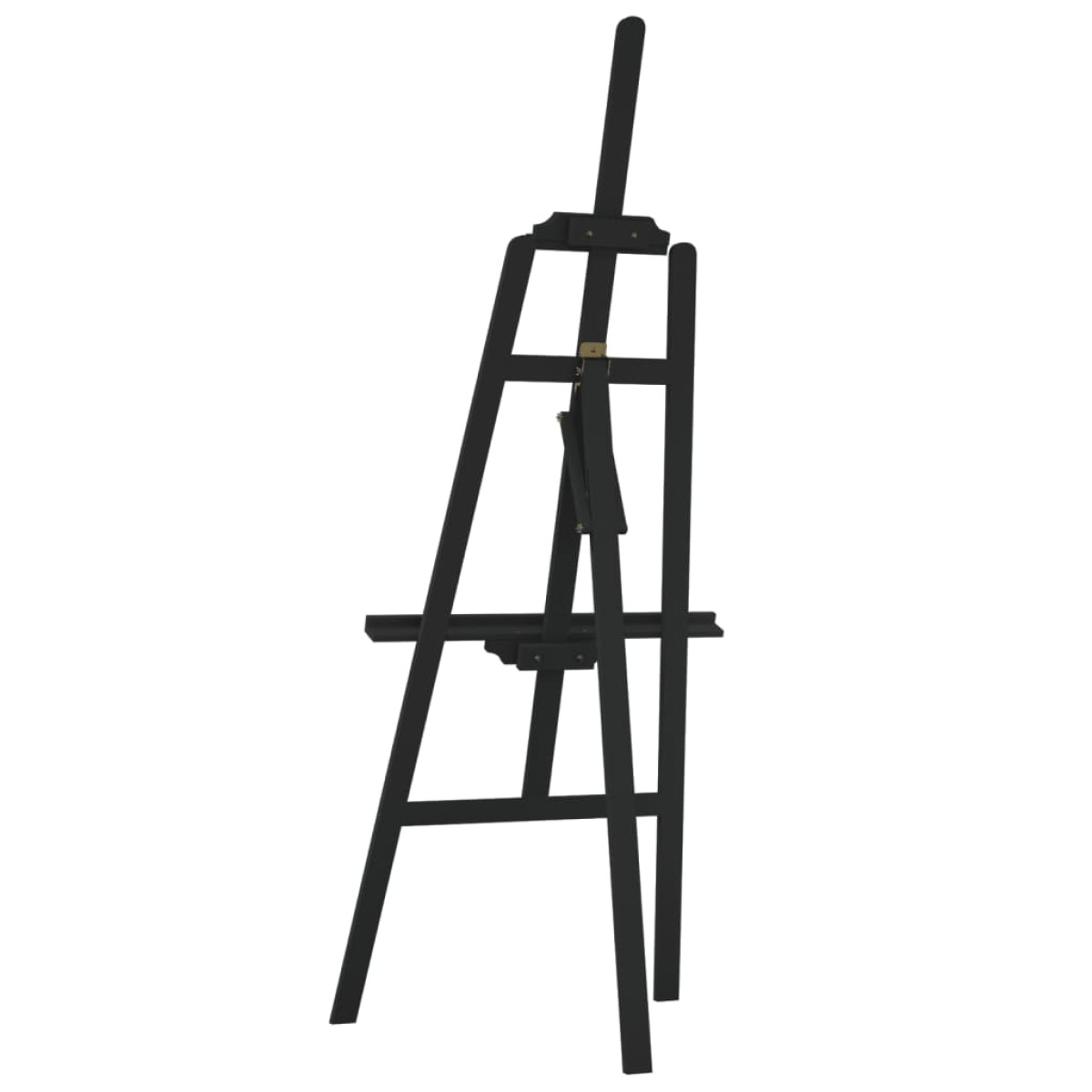 vidaXL Καβαλέτο Επιδαπέδιο Μαύρο 53,5x95x127 εκ. από Μασίφ Ξύλο Πεύκου