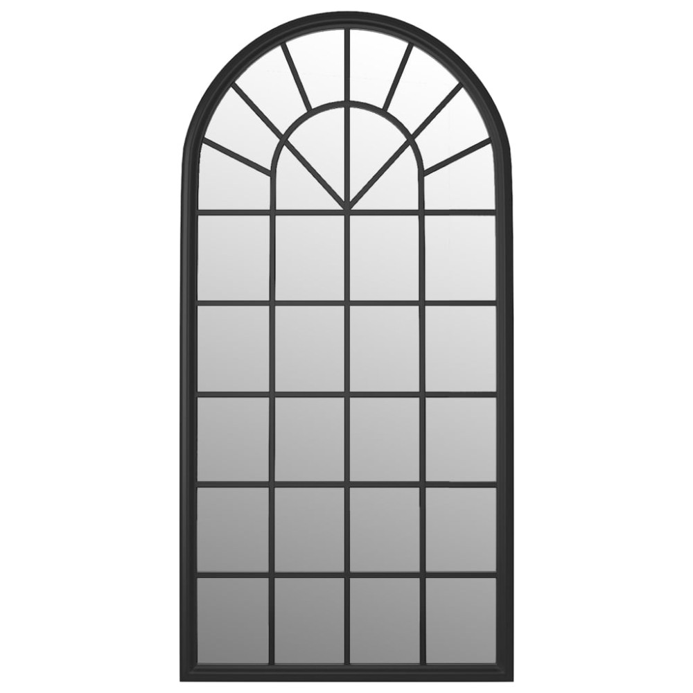 vidaXL Καθρέφτης για Εσωτερικούς Χώρους Μαύρος 90 x 45 εκ. από Σίδερο