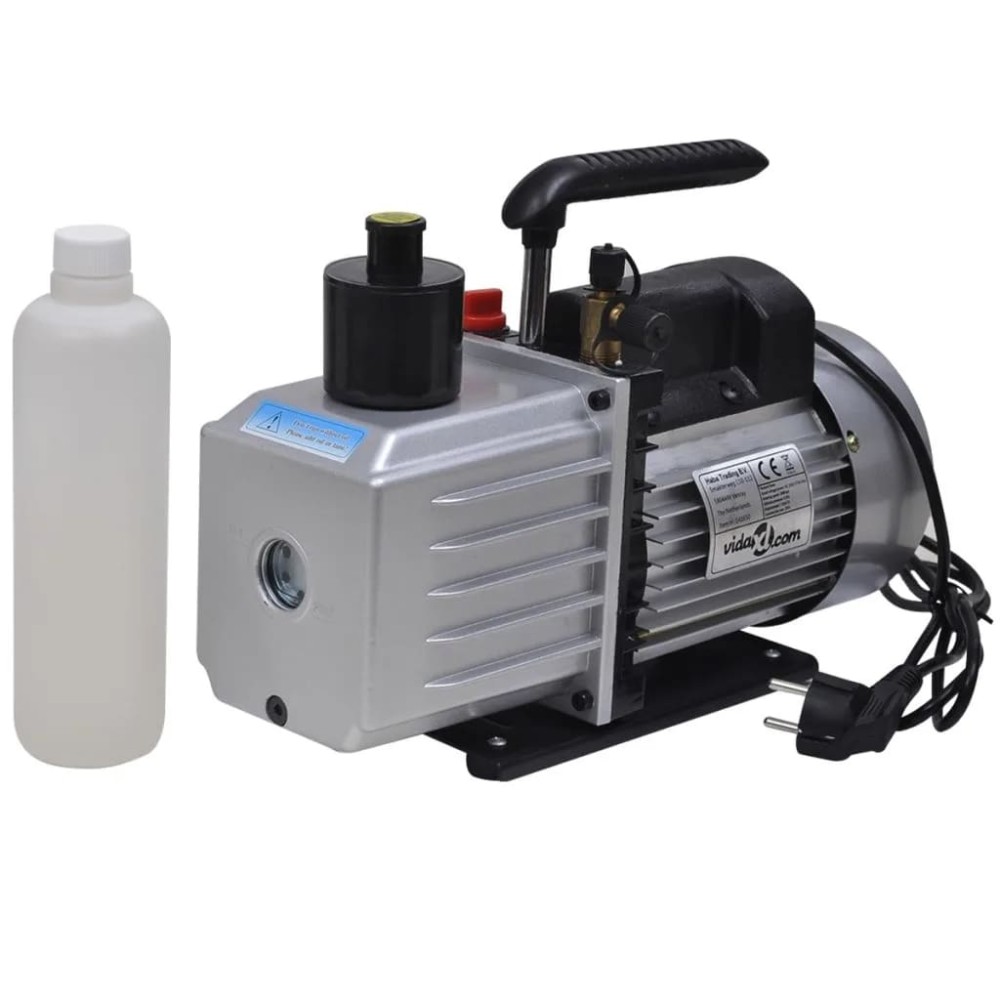 vidaXL Αντλία Κενού 100 L/min με Σετ Ελέγχου Πίεσης 2 Εξόδων σε Θήκη