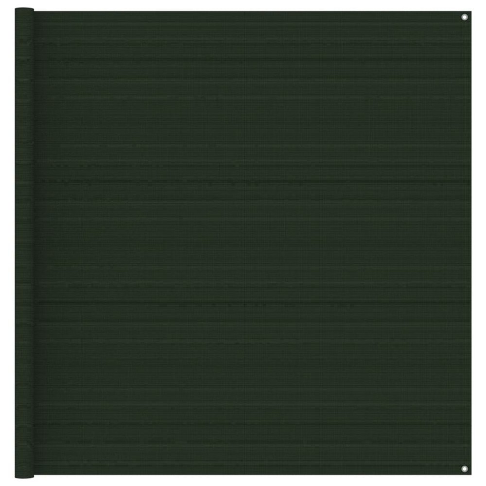 vidaXL Χαλί Σκηνής Σκούρο Πράσινο 200 x 400 εκ.
