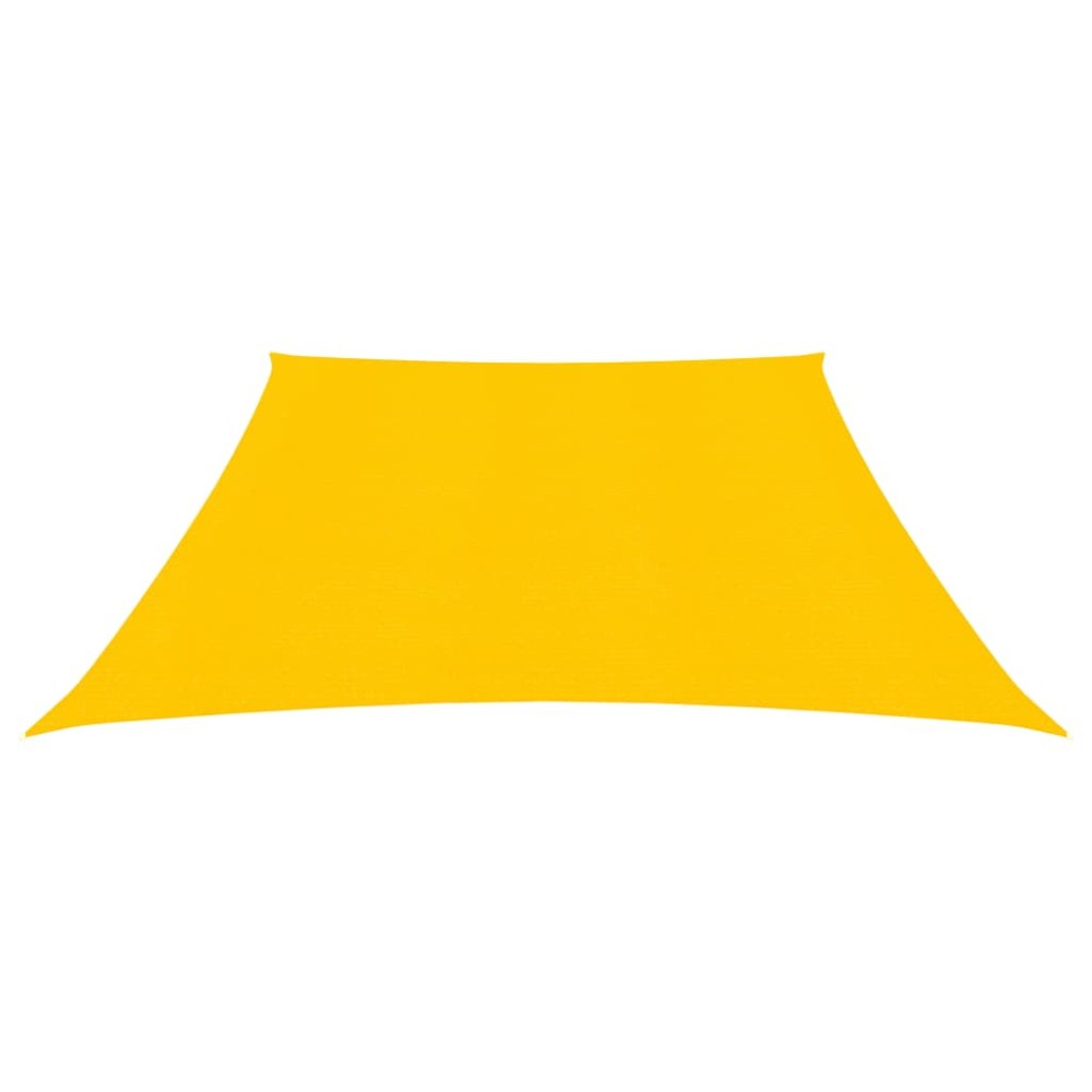 vidaXL Πανί Σκίασης Κίτρινο 3/4 x 3 μ. από HDPE 160 γρ./μ²