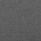 vidaXL Κεφαλάρι με Πτερύγια Σκούρο Γκρι 147x16x78/88 εκ. Υφασμάτινο