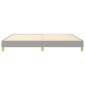 vidaXL Πλαίσιο Κρεβατιού Boxspring Ανοιχτό Γκρι 200x200 εκ. Υφασμάτινο