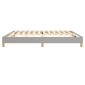 vidaXL Πλαίσιο Κρεβατιού Boxspring Ανοιχτό Γκρι 200x200 εκ. Υφασμάτινο