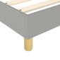 vidaXL Πλαίσιο Κρεβατιού Boxspring Ανοιχτό Γκρι 200x200 εκ. Υφασμάτινο