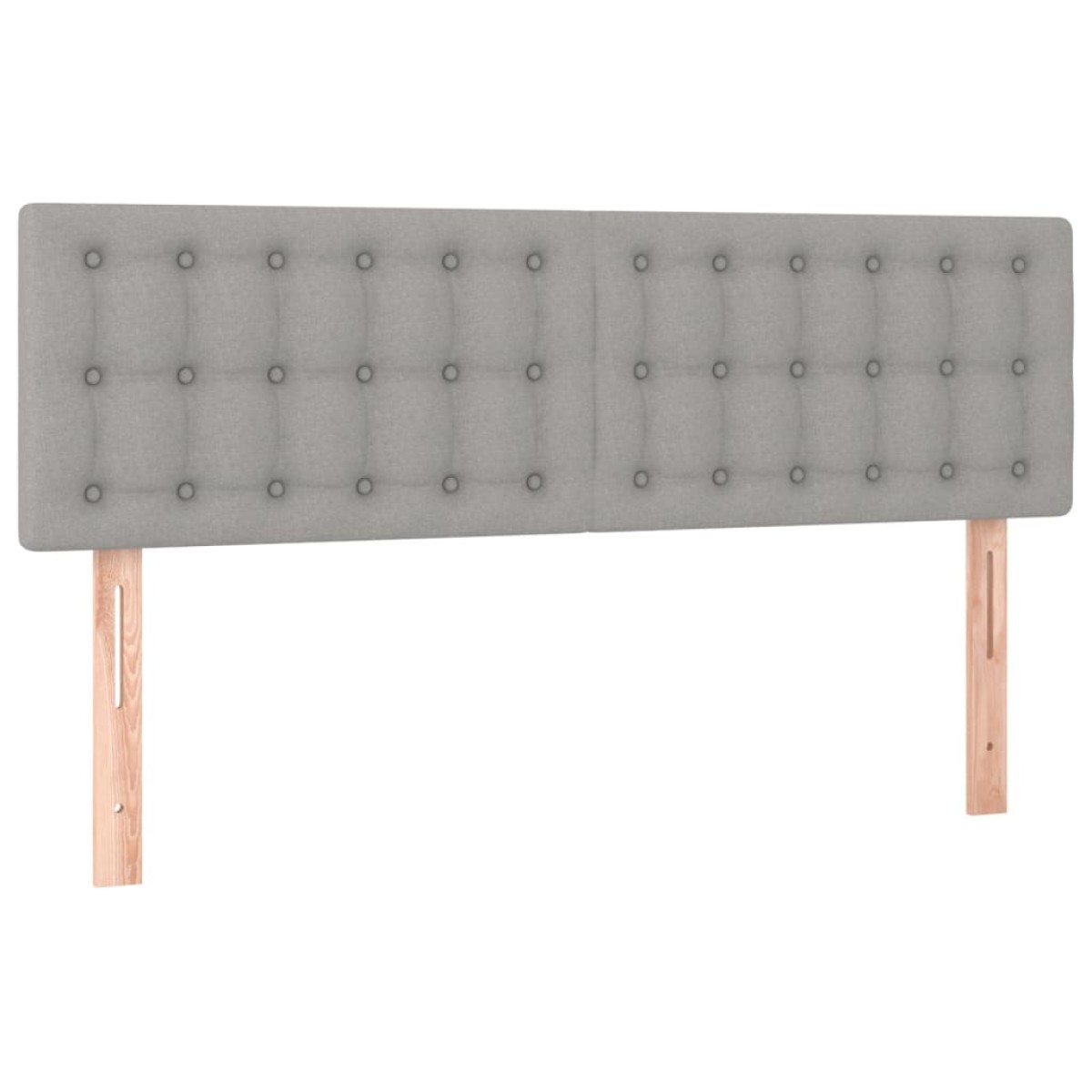 vidaXL Κρεβάτι Boxspring με Στρώμα Ανοιχτό Γκρι 140x190 εκ. Υφασμάτινο