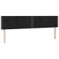 vidaXL Κρεβάτι Boxspring με Στρώμα & LED Μαύρο 180x200 εκ. Βελούδινο