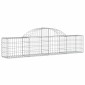 vidaXL Συρματοκιβώτια Τοξωτά 13 τεμ. 200x30x40/60 εκ. Γαλβαν. Ατσάλι