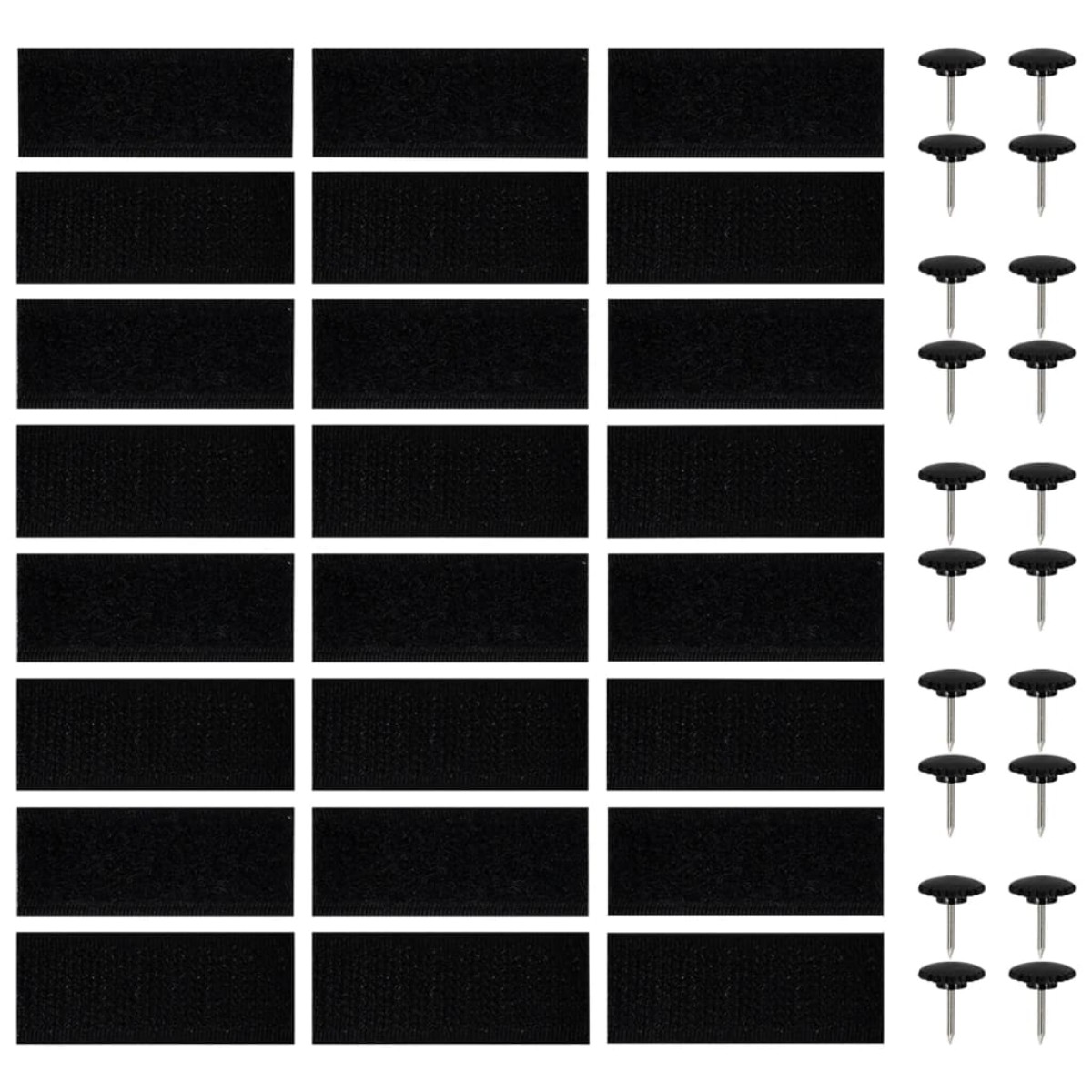 vidaXL Σίτα Πόρτας 2 Τεμαχίων Μαύρη 220 x 100 εκ. με Μαγνήτες