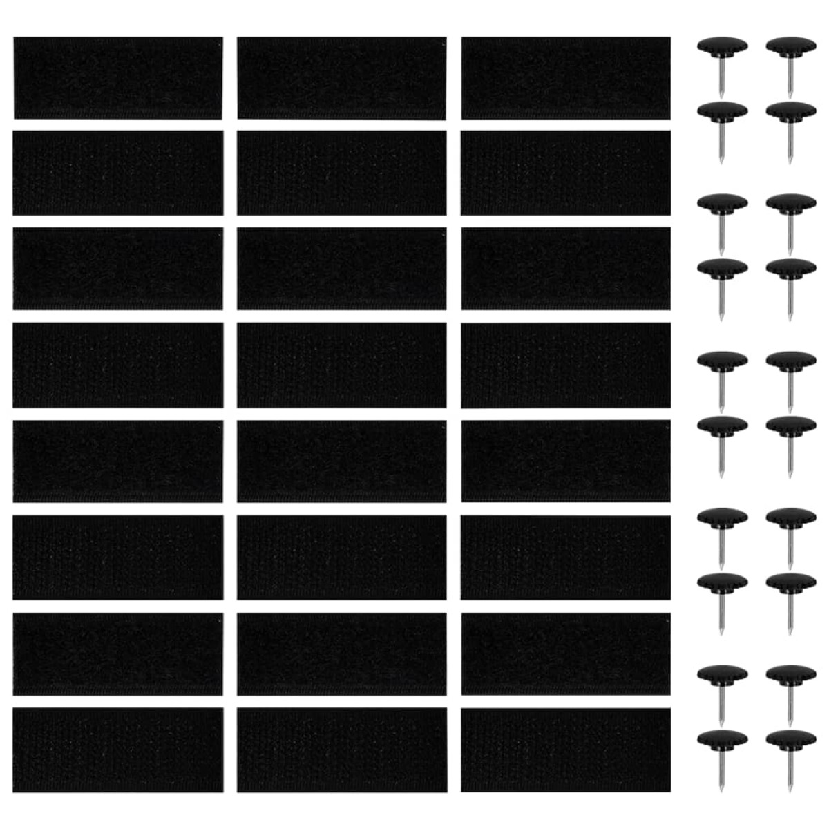 vidaXL Σίτα Πόρτας 2 Τεμαχίων Μαύρη 230 x 160 εκ. με Μαγνήτες