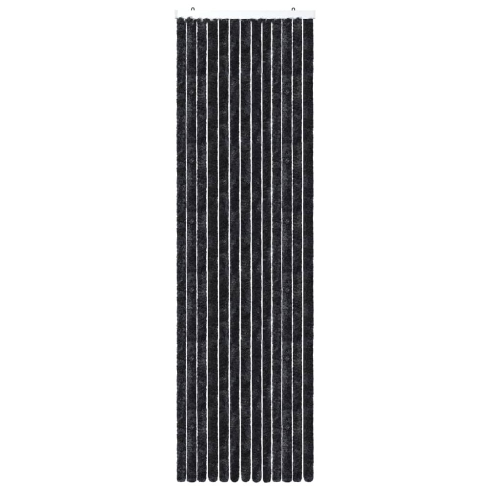 vidaXL Σήτα - Κουρτίνα Πόρτας Ανθρακί 56 x 200 εκ. από Σενίλ