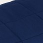 vidaXL Κουβέρτα Βαρύτητας Μπλε 137 x 200 εκ. 10 κ. Υφασμάτινη