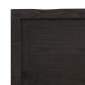 vidaXL Επιφάνεια Τραπεζιού Σκούρο Γκρι 60x40x(2-6) εκ Επεξ. Μασίφ Δρυς