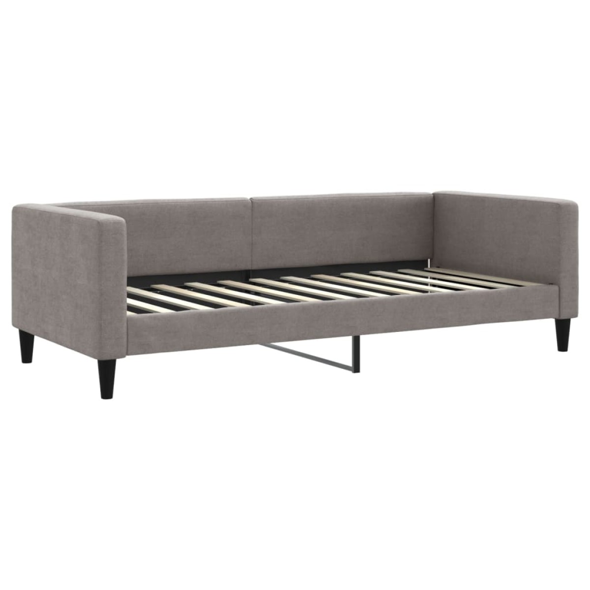 vidaXL Καναπές Κρεβάτι Συρόμενος Taupe 90 x 200 εκ. Υφασμάτινος