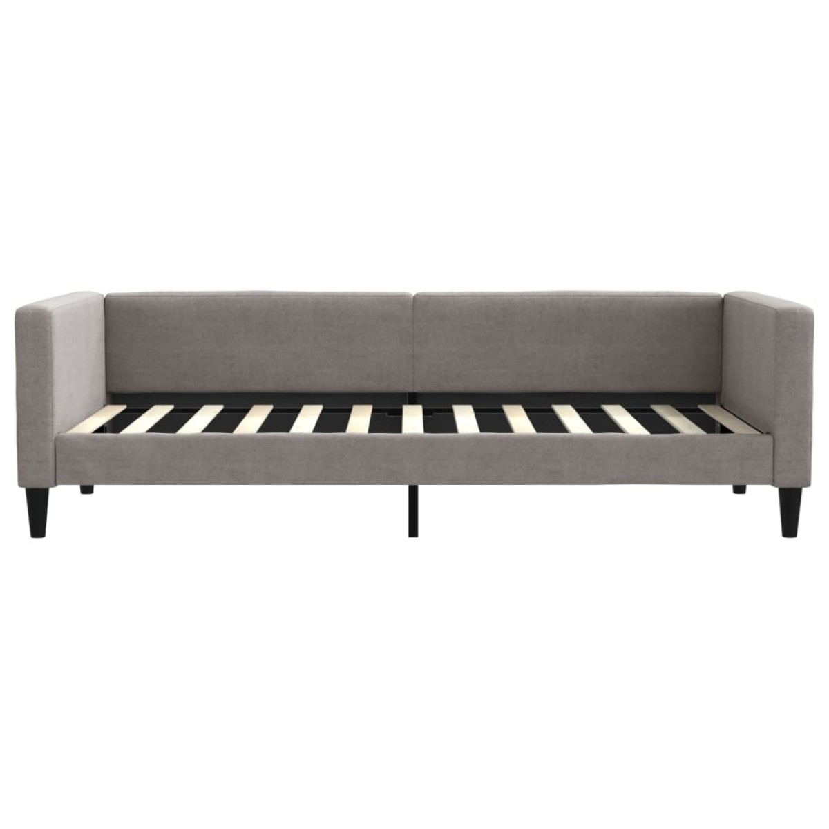 vidaXL Καναπές Κρεβάτι Συρόμενος Taupe 90 x 200 εκ. Υφασμάτινος